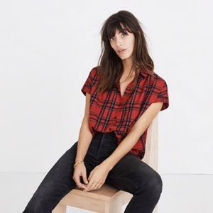 EUC Madewell Central shirt in Dahl, size M